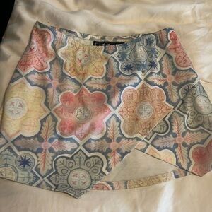 For Love & Lemons cross over front skirt XS